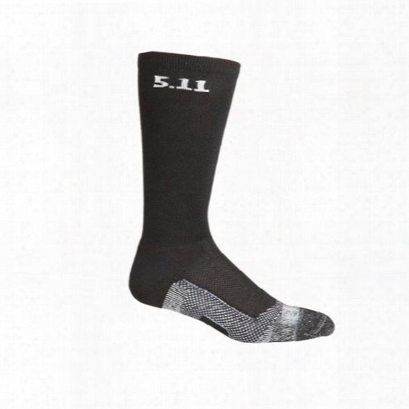 5.11 Tactical Level 1, 9" Sock, Black - Black - Male - Excluded