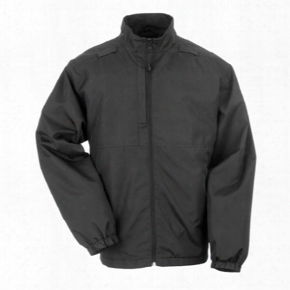 5.11 Tactical Lined Packable Jacket, Black, 2xl - Black - Male - Excluded