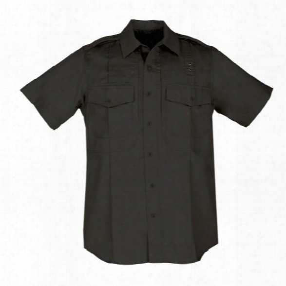 5.11 Tactical Mens Pdu Twill Class B Ss Shirt Black 2xl Reg - Black - Male - Excluded