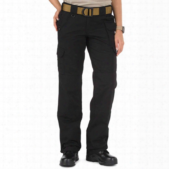 5.11 Tactical Modern Fit Tactical Pants, Women, Black, 10, Long - Black - Female - Excluded