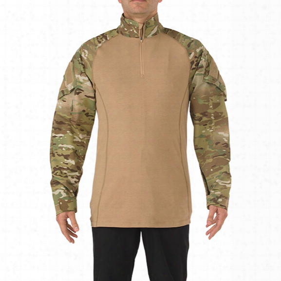 5.11 Tactical Multicam Tdu Rapid Assault Shirt, 2xl - Camouflage - Male - Excluded