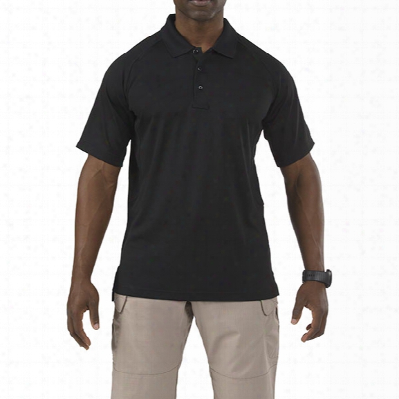 5.11 Tactical Performance Polo, Black, 2xl - Black - Male - Excluded