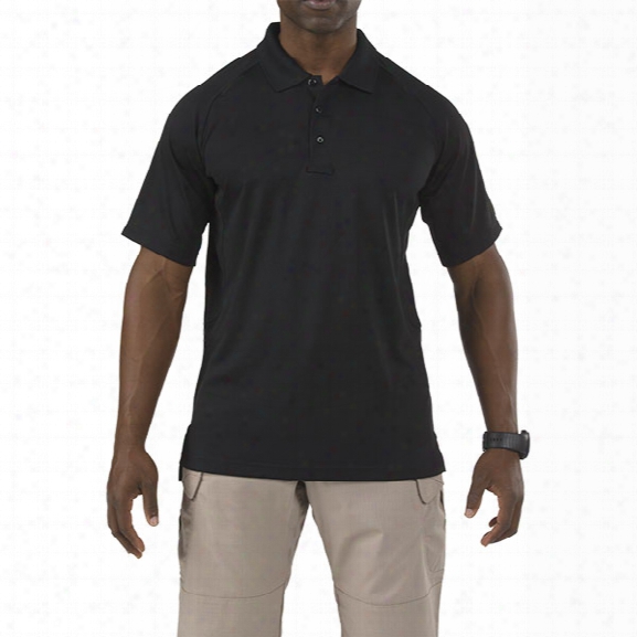 5.11 Tactical Performance Ss Polo, Black, 2xlt - Black - Male - Excluded