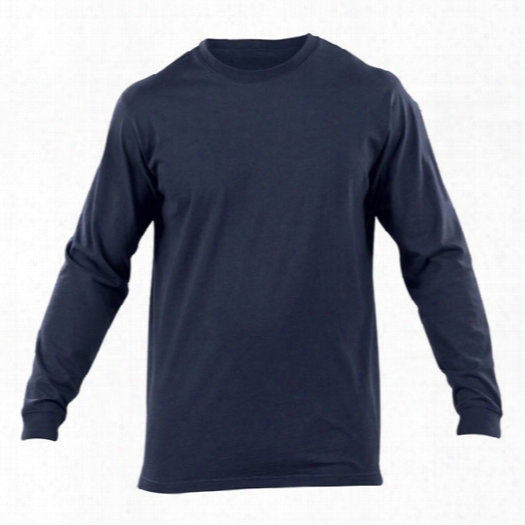 5.11 Tactical Professional Ls T-shirt, Fire Navy, 2xl - Blue - Male - Excluded