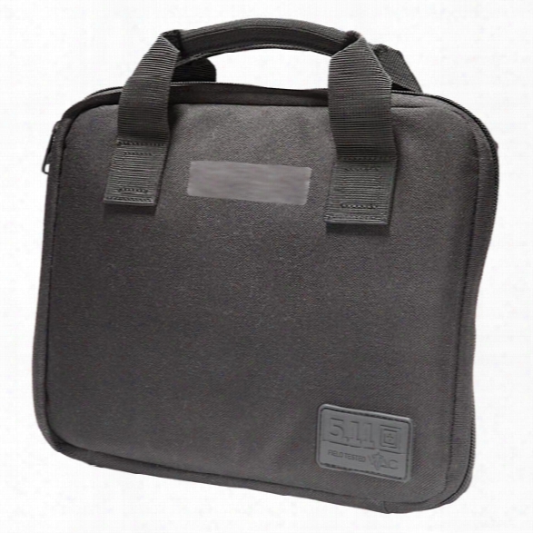 5.11 Tactical Single Pistol Case, Black - Black - Male - Excluded