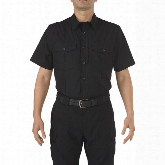 5.11 Tactical Stryke Class-b Pdu Short Sleeve Sirt, Black, 2x-large Tall - Black - Male - Excluded