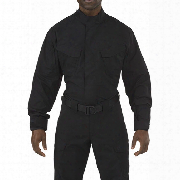 5.11 Tactical Stryke Tdu Long Sleeve Shirt, Black, 2x-large - Black - Male - Excluded