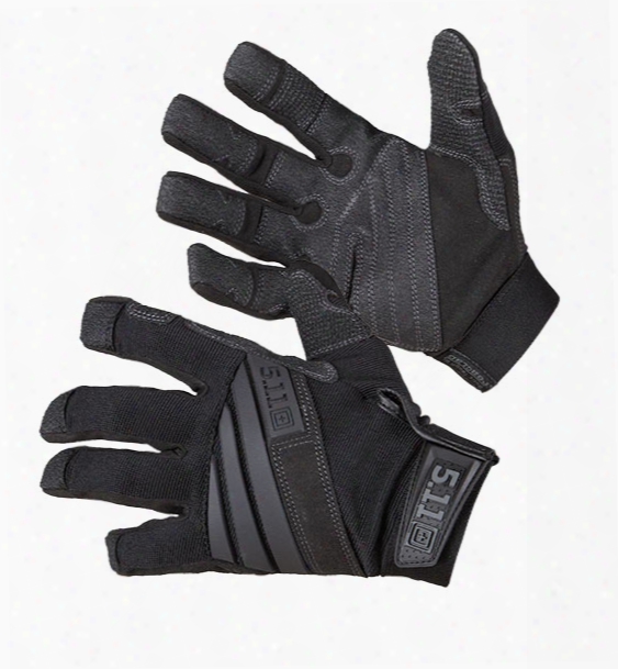 5.11 Tactical Tac K9 Dog Handler Glove, Black, 2x - Black - Male - Excluded