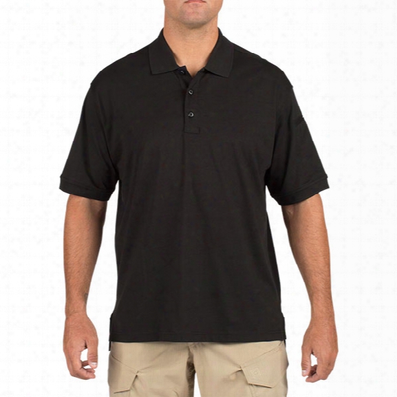 5.11 Tactical Tactical Ss Polo, Black, 2xl - Black - Male - Excluded