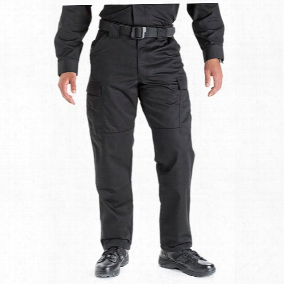 5.11 Tactical Tdu 65/35 Poly/cotton Twill Pants, Xx-large, Black, Long - Black - Male - Excluded