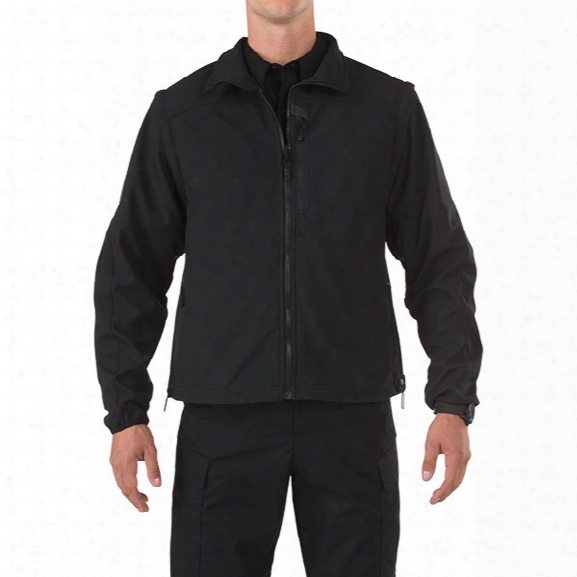 5.11 Tactical Valiant Softshell Jacket, Black, 2xl - Black - Male - Excluded