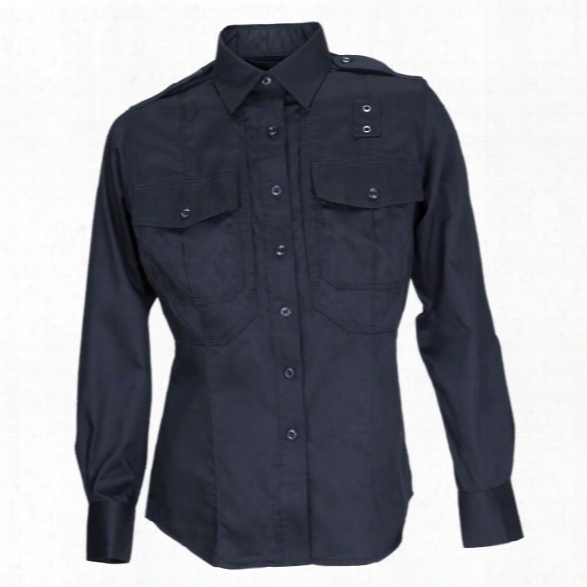 5.11 Tactical Women's Class B Taclite Pdu Long Sleeve Shirt, Midnight Navy, Large Tall - Blue - Female - Excluded