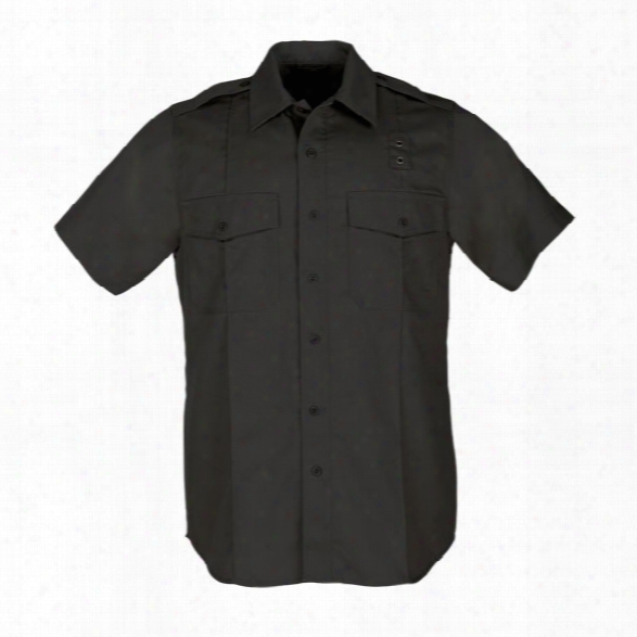 5.11 Tactical Womens Pdu Twill Class A Short Sleeve Shirt, Black, Large Tall - Black - Female - Excluded