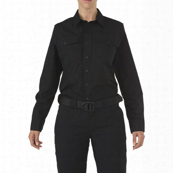5.11 Tactical Women's Stryke Class-b Pdu Long Sleeve Shirt, Black, Large Tall - Black - Female - Excluded