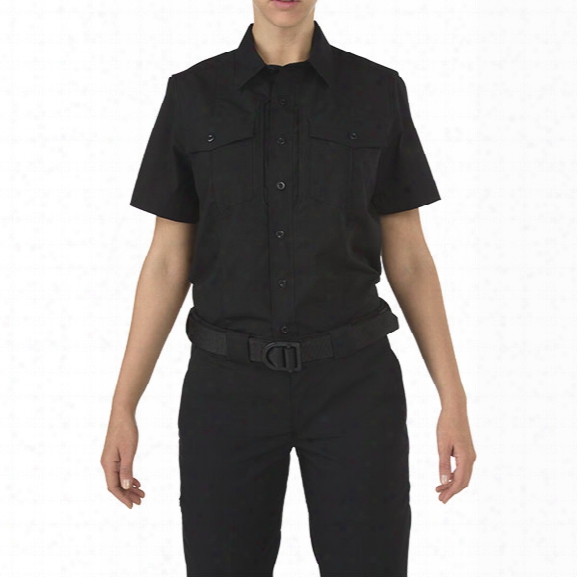 5.11 Tactical Women's Stryke Class-b Pdu Short Sleeve Shirt, Black, Large Tall - Black - Female - Excluded