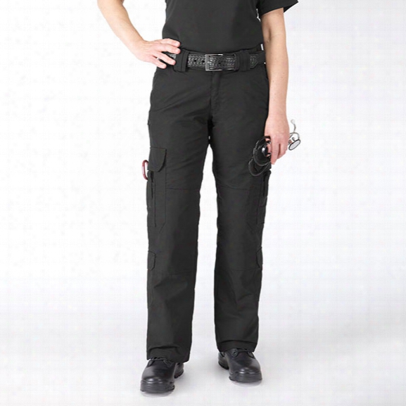 5.11 Tactical Womens Taclite Ems Pant, Black, 10 Long - Black - Mal E- Excluded