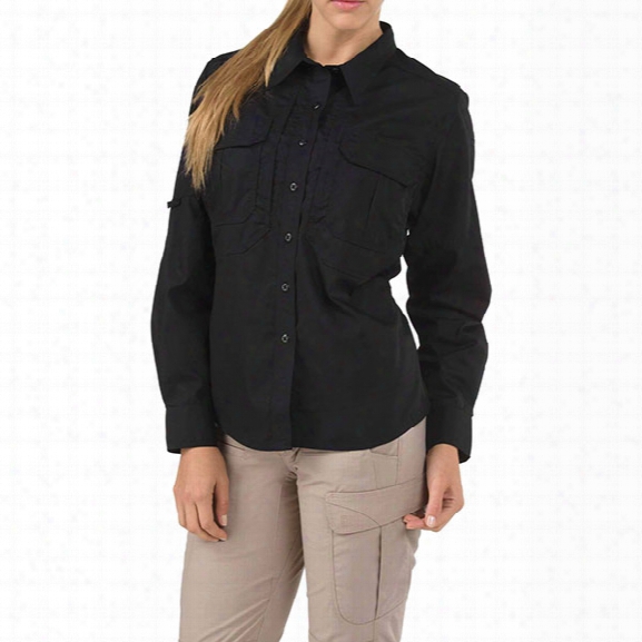 5.11 Tactical Women's Taclite L/s Shirt, Black, Lg - Black - Female - Excluded