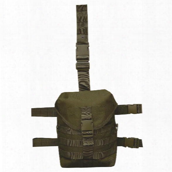 5ive Star Gear Drop Leg Gas Mask Carrier, Ranger Green - Green - Male - Included