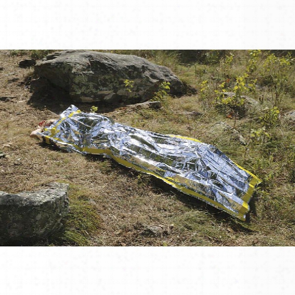 5ive Star Gear Emergency Sleeping Bag (36x84) - High Reflective Silver - Silver - Unisex - Included