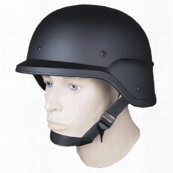 5ive Star Gear Gi Style Non-ballistic Abs Plastic Military Helmet - Black - Black - Male - Included