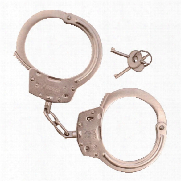 5ive Star Gear Handcuffs - Gen 2 - Stainless Steel - Male - Included