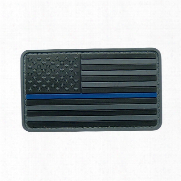 5ive Star Gear Morale Patch, Us Flag Black With Blue Stripe- Blue - Unisex - Included