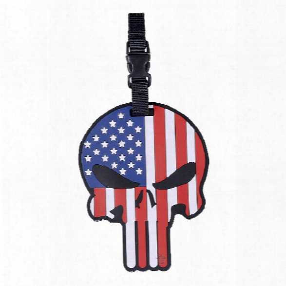 5ive Star Gear Pvc Luggage Tag - Patriotic Punisher - Unisex - Included