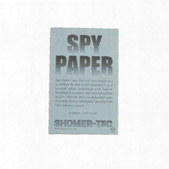 5ive Star Gear Spy Paper - Unisex - Included