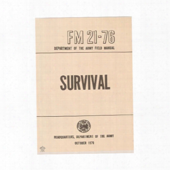 5ive Star Gear Survival Manual - Unisex - Included