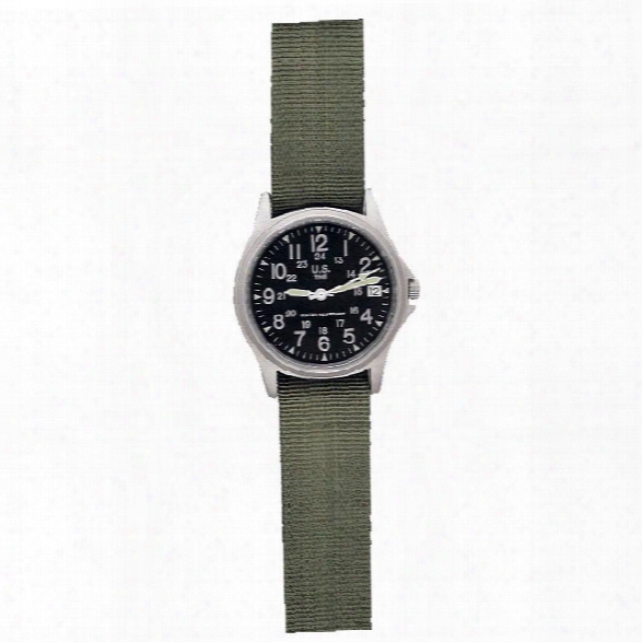 5ive Star Gear Us Military Squad Leader Watch - Od Green - Black - Male - Included