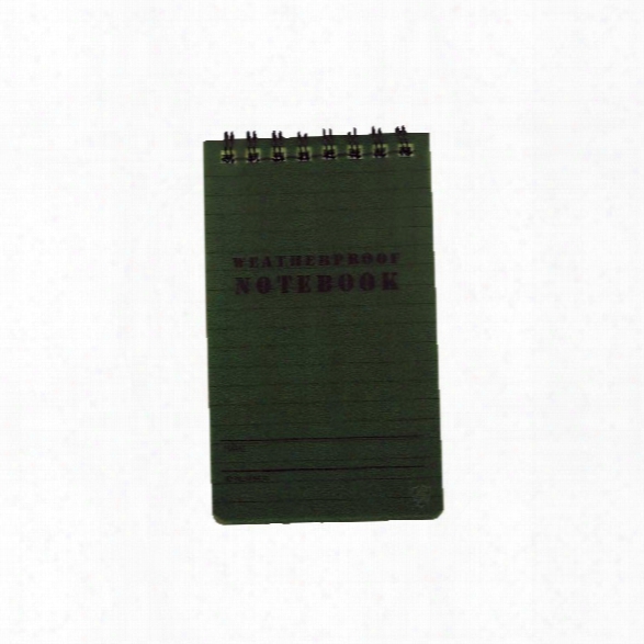 5ive Star Gear Weatherproof Notebook (3x5) - Od Green - Green - Unisex - Included