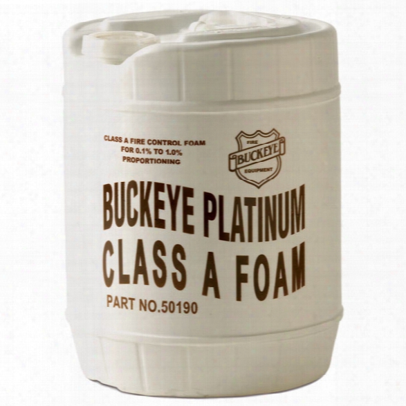 Buckeye Foam Firefighting Foam, Class A Synthetic, 5-gallon Pail - Male - Excluded