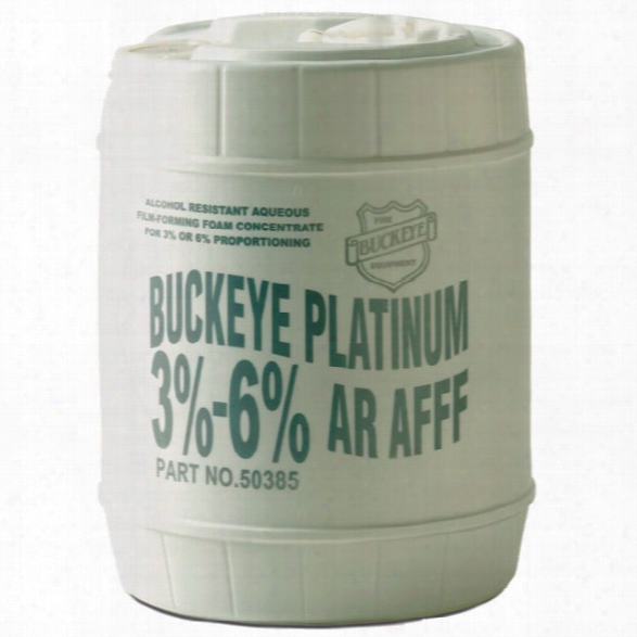 Buckeye Foam Firefighting Foam, Synthetic 3-6% Ar-afff, 5-gallon Pail - Male - Excluded