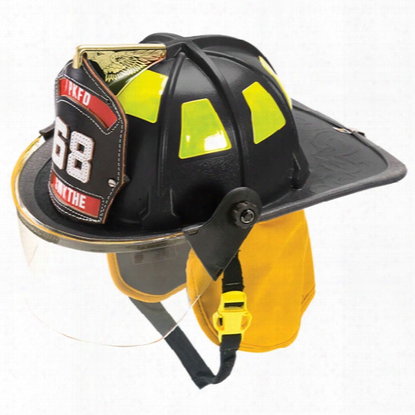 Cairns 880 Helmet W/4" Tuffshield, Standard Headliner, Black - Black - Male - Excluded