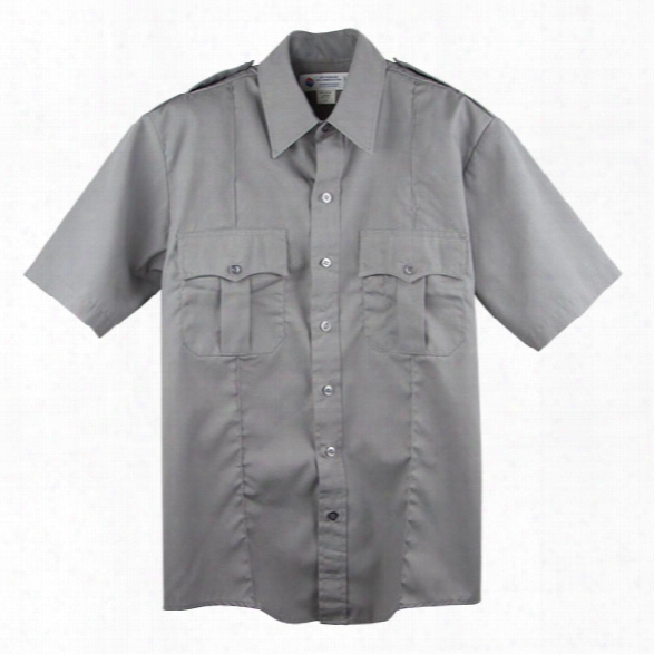 Liberty Uniform Police Ss Shirt, Light Grey, 2xl - Gray - Male - Included