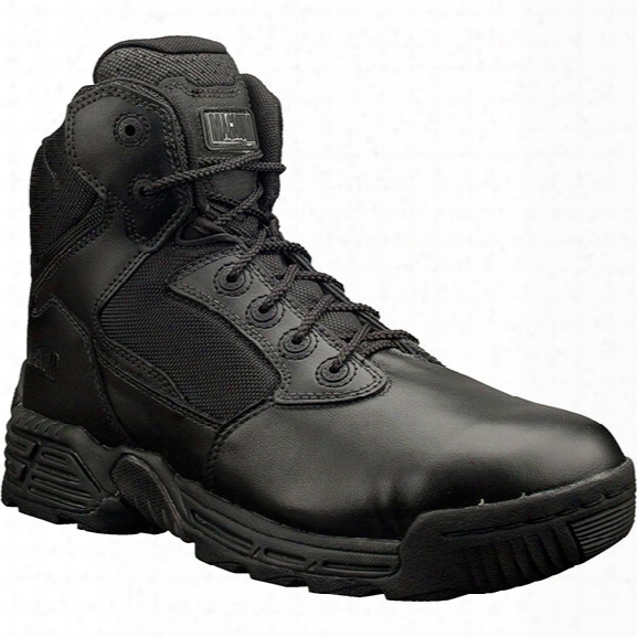 Magnum 6" Stealth Force Side Zip Boot, Black, 10.5m - Silver - Male - Included