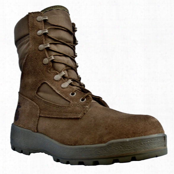 Mcrae Footwear Mil-spec Usmc 8-inch Hot Weather Boot, Mojave, 10.5r - Marine - Male - Included