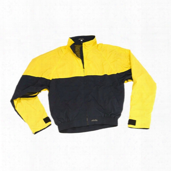 Mocean Waterproof Barrier Bike Patrol Jacket, Yellow And Police Navy, Xx-large - Yellow - Male - Included