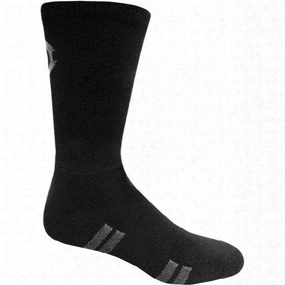 Original S.w..t. Tactical Crew Plus Socks, Black, Large - Black - Male - Included