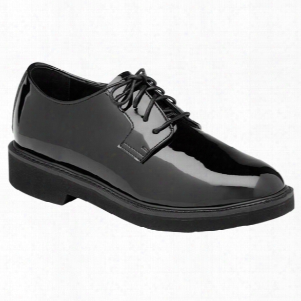 Rocky Professional Dress Oxford Shoes, Black, 10.5m, Hi-gloss, Mens - Metallic - Male - Included