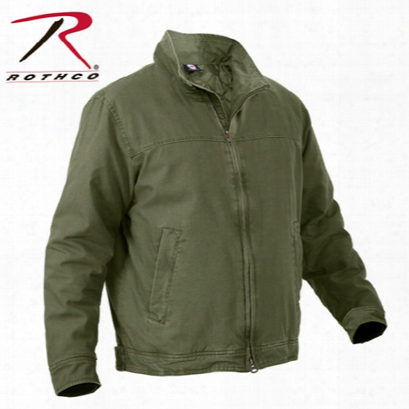Rothco 3-season Concealed Carry Jacket, Olive Drab, Large - Brass - Male - Included