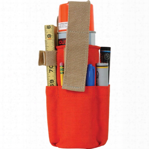 Seco Spray Can Holder W/ Belt Loop & Pockets - Orange - Unisex - Included