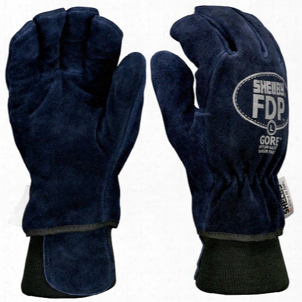Shelby Glov Fire Gloves, Koala-tanned Cowhide W/ Gore Rt7100 Glove Barrier, Midnight Blue, Xx-large, Wristlet - Blue - Male - Included