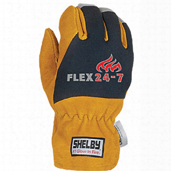 Shelby Glove Flex 24-7 Gauntlet Style Glove, Gold, 2x - Tan - Male - Included