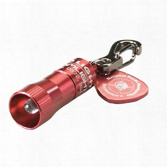 Streamlight Nano Light, Nat'l Fallen Firefighters Foundation, Red With White Led - Red - Male - Included