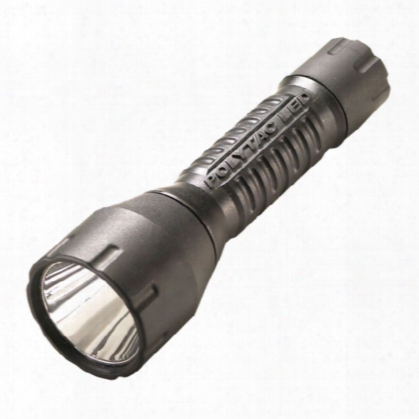 Streamlight Polytac Led Hp Tactical Flashlight, Black - Black - Male - Included