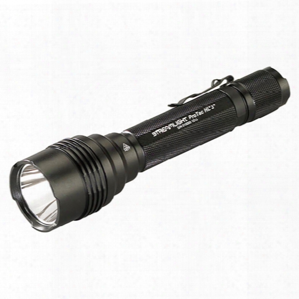 Streamlight Protac Hl 3, 1100 Lumens, High/low/strobe, Black - Black - Male - Included