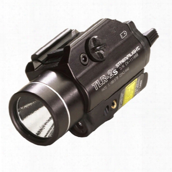 Streamlight Tlr-2s Laser Sight And Led Weapon Light W/ Strobe & Batteries - Brass - Male - Included