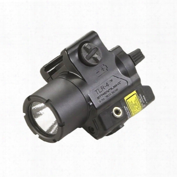 Streamlight Tlr-4 Compact Rail Mounted Tactical Light With Laser Sight - Red - Male - Included