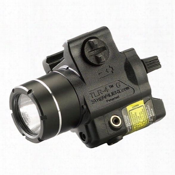 Streamlight Tlr-4g With Laser And Key Kit, Black - Green - Male - Included